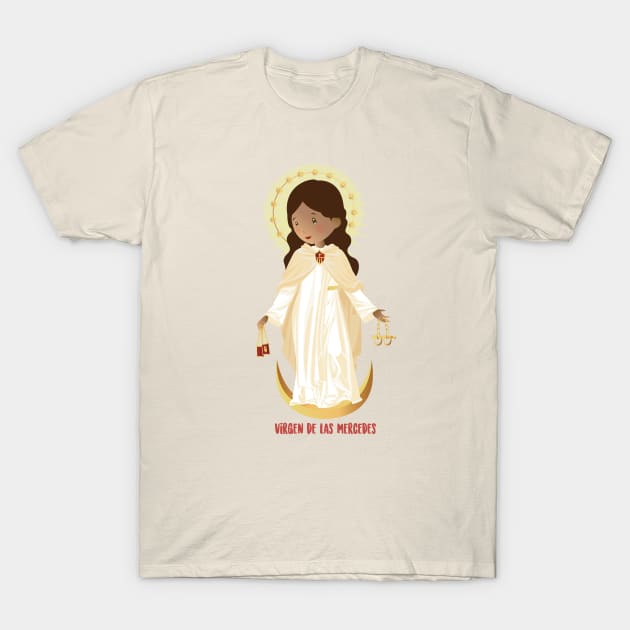 Our lady of Mercy T-Shirt by AlMAO2O